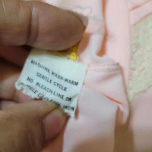 Vintage Miss Elaine Pink Baby Doll/Short Night Gown - Picture 5 of 5